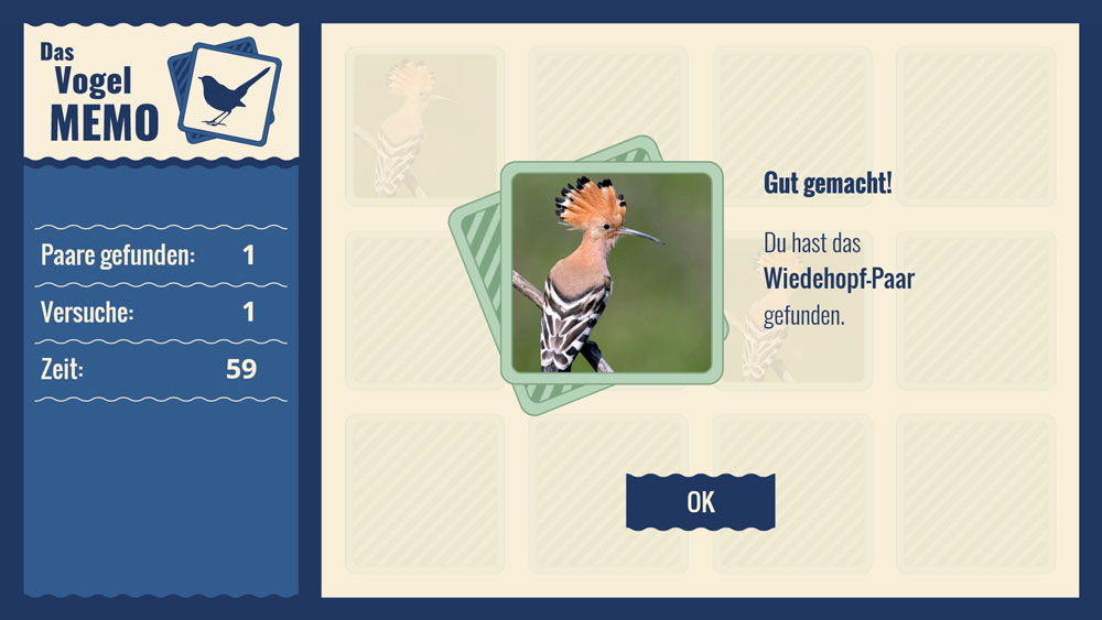 Das Vogel-Memo - Screenshot 02